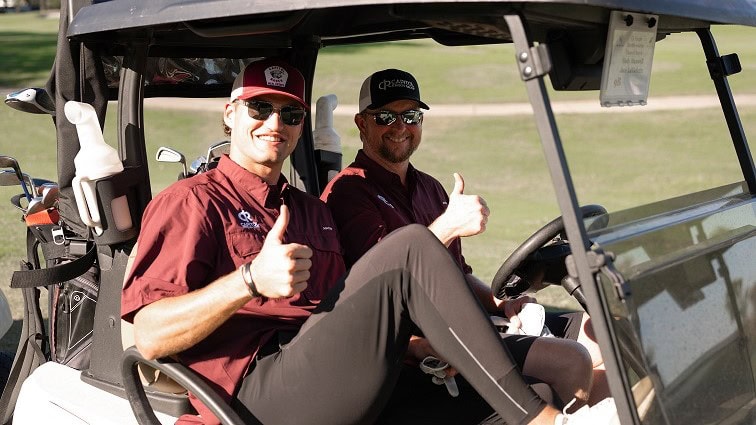 Crossover between Sports and Real Estate with Jace LaViolette, Aggie Baseball Outfielder and Cody Maxwell, Owner/Broker of Capitol Ranch Real Estate.